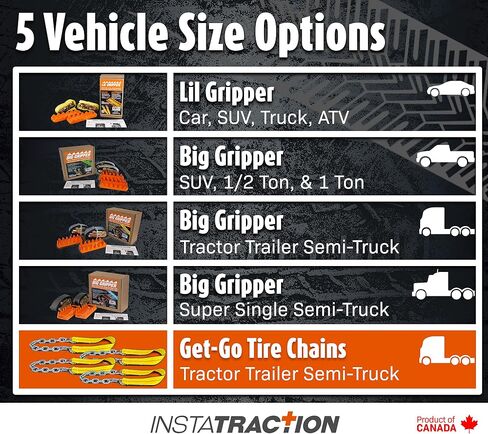 Offroad Snow Chains Alternative Traction Device For Semis & Large Trucks Easy Setup With Durable Strap & Chain Design A Perfect Truckers Gift & Long Haul Emergency Kit Addition 4 Piece Set in Saudi Arabia