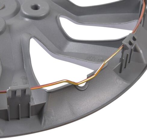 BDK Wheel Guards – (4 Pack) Hubcaps for Car Accessories Wheel Covers Snap Clip-On Auto Tire Rim Replacement for 16 inch Wheels 16" Hub Caps (Altima Style 2) in Saudi Arabia