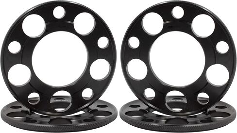 Wheel Accessories Parts 4 Pcs Hub Centric Billet Wheel Spacers 5mm Thickness 5 on 112mm Bolt Pattern (PCD) 66.56mm Vehicle & Wheel Hub Fits Mercedes & BMW in Kuwait
