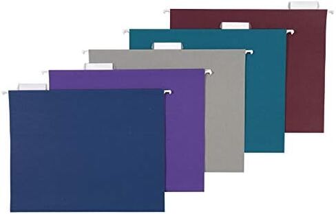 مجلدات ملفات معلقة من أمازون بيسكس، مقاس Letter، رمادي، 25 حزمة in Kuwait