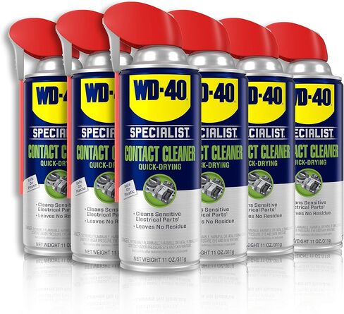 WD-40 Specialist Contact Cleaner Spray, 11 oz. [6-PACK] in Saudi Arabia