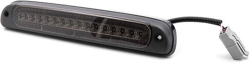 استبدال ضوء الفرامل الثالث LED لـ 1999-2016 Ford F250 F350 Super Duty 95-03 Ranger Red LED Strobe Rear 3rd مركز الفرامل مصباح إيقاف التثبيت العالي + مجموعة إضاءة البضائع البيضاء عدسة اليورو المدخنة in Saudi Arabia