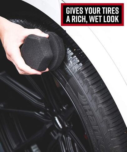 Adam's Tire Shine Gallon - Spray Tire Dressing W/ SiO2 For Non Greasy Car Detailing | Use W/Tire Applicator After Tire Cleaner & Wheel Cleaner | Gives A Ceramic Coating Car Wax Like Tire Protection in Saudi Arabia