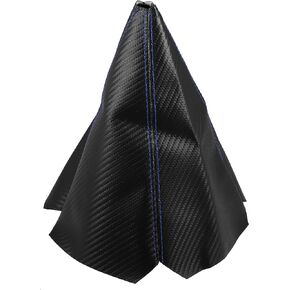 Car Shift Boot Cover Universal Gear Shift Knob Boot Dust Cover PVC PU Black