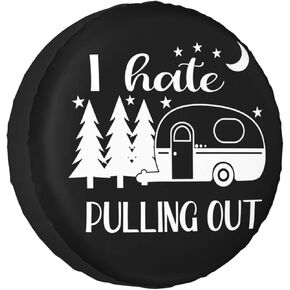 RV Spare Tire Cover for Trailers Let's Go On an Adventure Trip Universal Spare Wheel Tire Cover Rv Wheel Protectors for Travel Trailer SUV Truck Weatherproof Camper Wheel Cover Protectors 14 inch