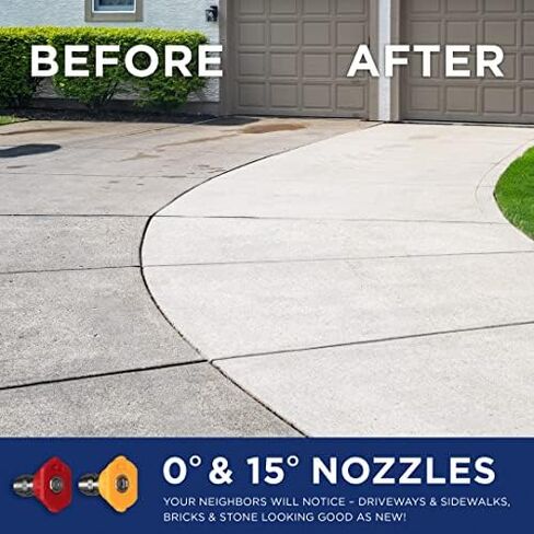 غسالة ضغط غاز وستنجهاوس WPX3400، 3400 رطل لكل بوصة مربعة و2.6 ماكس جالون في الدقيقة، خزان صابون على متن الطائرة، مسدس رش وعصا، مجموعة 5 فوهات، متوافقة مع CARB، للسيارات/الأسوار/الممرات/المنازل/الباحات/الأثاث in Kuwait