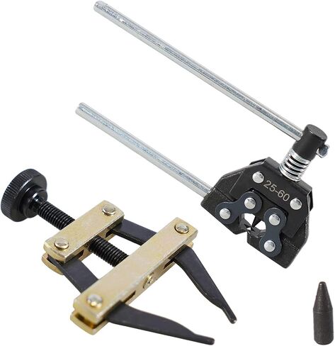 Donpida Roller Chain Breaker Holder Puller Cutter Tool Repair Removal Disassembly Kit for Motorcycle Bicycle Go Kart ATV Chains Replacement #25-60 in Saudi Arabia
