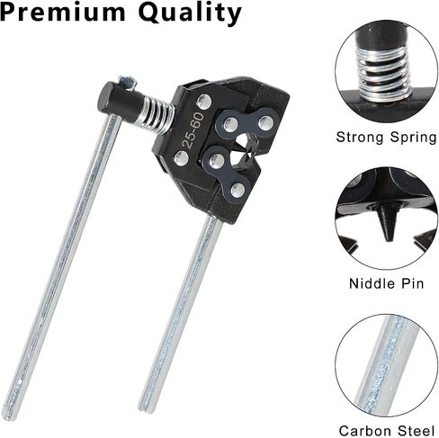 Donpida Roller Chain Breaker Holder Puller Cutter Tool Repair Removal Disassembly Kit for Motorcycle Bicycle Go Kart ATV Chains Replacement #25-60 in Saudi Arabia