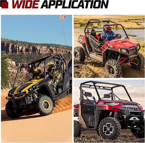 BUNKER INDUST UTV Gun Rack Clamp,UTV Tool Mounting Compatible with Polaris RZR Ranger Can Am Honda Kawasaki Snowmobile Side by Side,Gun Holder Fit for 1" 1.5" 1.75" 2" Tubes Roll Bars Cage Roof Rack in Saudi Arabia
