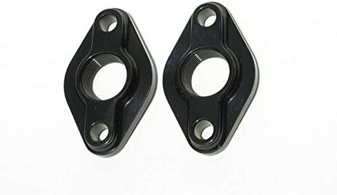 Meziere WP80S Black Water Pump Port Adapter for Big Block Chevy - Pack of 2 in Saudi Arabia