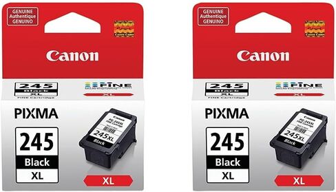 خرطوشة حبر سوداء أصلية PG-245 XL من Canon، متوافقة مع iP2820، MG2420/2924/2920/3020/2522/2525، MX492، TS3120/302/302a/202/202a/4520/3320 in Kuwait