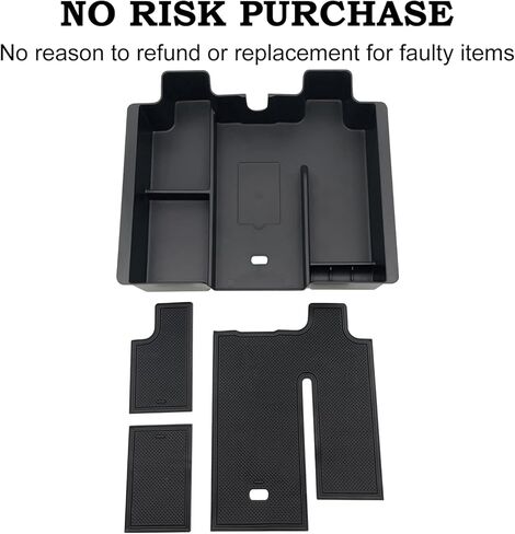Compatible with Chevy Silverado 1500 Accessories/GMC Sierra 1500 2019-2022 Center Console Organizer Tray Fits for 2020-2023 Silverado/Sierra 2500 HD/3500 HD -Full Console Only (Upper Organizer) in Saudi Arabia