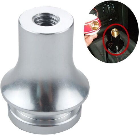 DEWHEL Shift KNOB Boot Retainer/محول لرافعة ناقل الحركة اليدوية 10X1.25 (فضي) in Kuwait