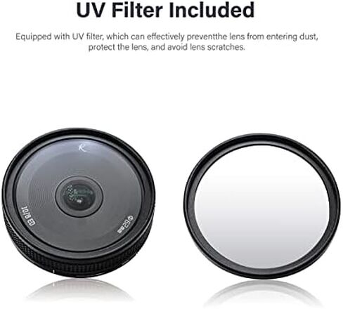 عدسة AstrHori 50 مم F1.4 ذات إطار كامل بفتحة كبيرة 2 في 1 متوافقة مع كاميرا Panasonic LUMIX Olympus Micro 4/3 بدون مرآة G1، G2، G3، G5، G6، G9، GH1، GH2، GH3، GH4 ، GH5، الخ in Saudi Arabia