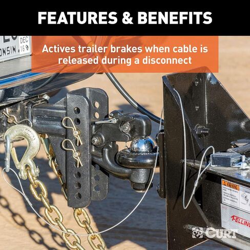 CURT 52020 Replacement Trailer Breakaway Switch Lanyard in Saudi Arabia