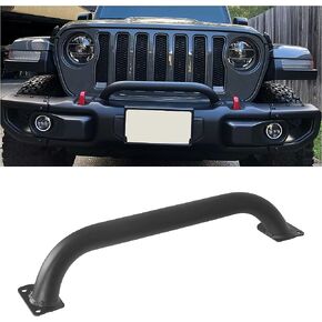KUAFU Grille Winch Brush Guard Compatible With 2018-2023 Jeep Wrangler JL 2020-2023 Jeep Gladiator JT Replace for 82215351 Brush Guard Front Bumper Grill Grille Guard Protector Brush Push Bar Steel in Saudi Arabia