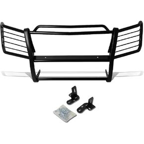 DNA MOTORING GRILL-G-074-SS Stainless Steel Front Bumper Brush Grille Guard Compatible with 07-13 Silverado 1500