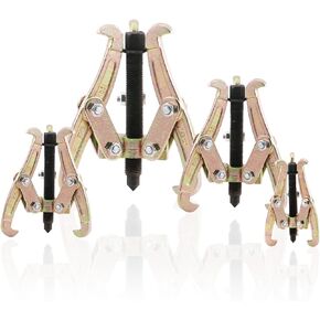 DRAONGYE 3 "4" 6 "أداة إزالة ساحبة محمل تروس الفك 3" 3" 4" 6" للتروس المنزلقة، البكرة، وعجلة الموازنة، 3 قطع مجموعة أدوات إزالة سحّاب دولاب الموازنة in Kuwait