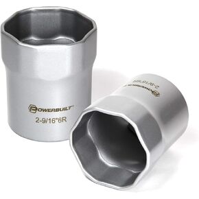 Powerbuilt 647065 2-1/2-Inch 6-Point Hex Wheel Bearing Locknut Socket