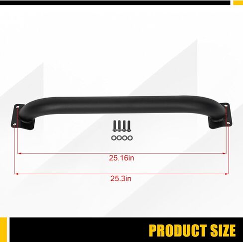 KUAFU Grille Winch Brush Guard Compatible With 2018-2023 Jeep Wrangler JL 2020-2023 Jeep Gladiator JT Replace for 82215351 Brush Guard Front Bumper Grill Grille Guard Protector Brush Push Bar Steel in Saudi Arabia