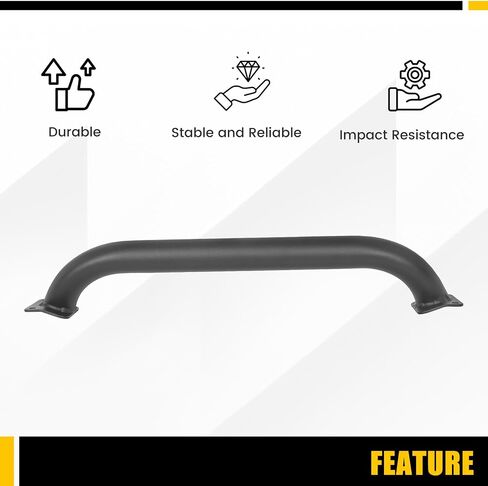 KUAFU Grille Winch Brush Guard Compatible With 2018-2023 Jeep Wrangler JL 2020-2023 Jeep Gladiator JT Replace for 82215351 Brush Guard Front Bumper Grill Grille Guard Protector Brush Push Bar Steel in Saudi Arabia
