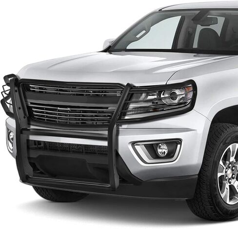 DNA Motoring GRILL-G-084-BK فرشاة حماية المصد الأمامي المطلية بالمسحوق متوافقة مع 15-19 كولورادو in Kuwait
