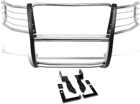 DNA Motoring GRILL-G-084-BK فرشاة حماية المصد الأمامي المطلية بالمسحوق متوافقة مع 15-19 كولورادو in Kuwait