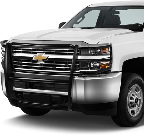 DNA Motoring GRILL-G-084-BK فرشاة حماية المصد الأمامي المطلية بالمسحوق متوافقة مع 15-19 كولورادو in Kuwait