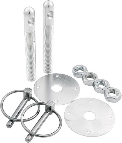 Allstar Performance Black 1/2" Aluminum Hood Pin Kit (ALL18504) in Saudi Arabia