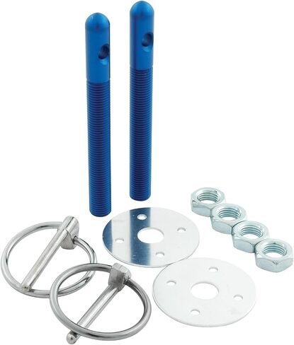 Allstar Performance Black 1/2" Aluminum Hood Pin Kit (ALL18504) in Saudi Arabia