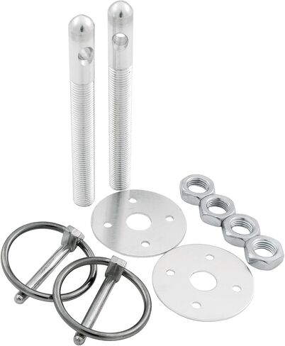Allstar Performance Black 1/2" Aluminum Hood Pin Kit (ALL18504) in Saudi Arabia