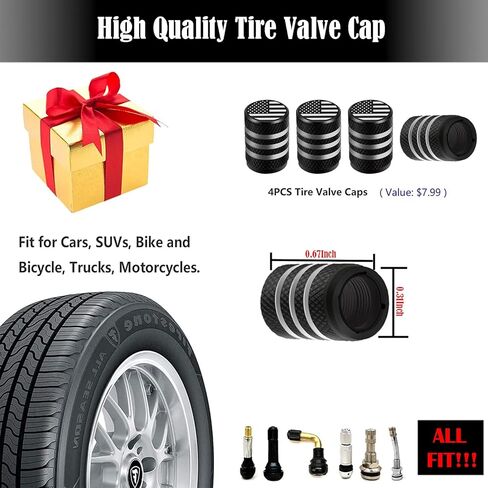 Black Anti Theft License Plate Screws,Stainless Steel Rustproof Security Bolts Fasteners for Front Rear Car Tag Mount- M6 Locking Hardware,with Matte Black Caps Covers, Insert Nuts,Car Tire Valve Cap in Kuwait