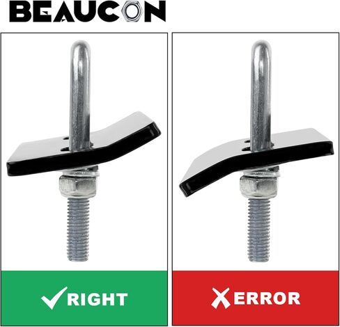 BEAUCOM أداة ربط وصلة الجر المضادة للخشخشة، حوامل وصلة سحب سوداء، مثبت وصلة معدنية، ملحقات وصلة مقطورة مضادة للتأرجح in Kuwait