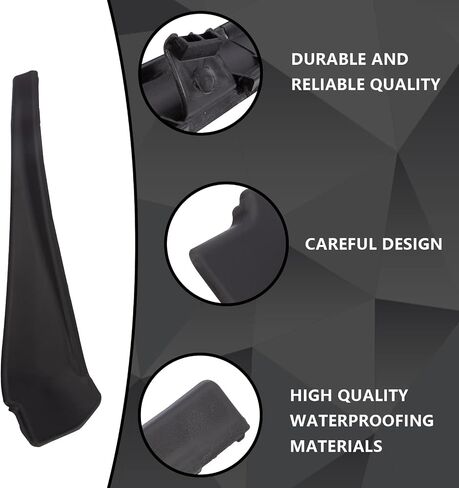 NFSpeeding 1 Pairs Front Left and Right Windshield Wiper Side Cowl Extension Fender Trim Cover Fits Nissan Rouge 2014-2020 668954BA1A in Saudi Arabia