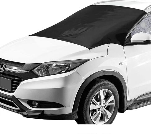 Windshield Snow & Ice Cover, Waterproof, Sun Protection for All Cars, Trucks, SUVs, MPVs, with Magnetic (47" × 82") in Saudi Arabia