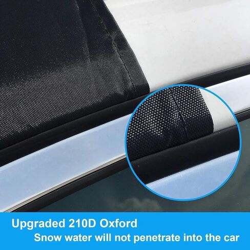 Windshield Snow & Ice Cover, Waterproof, Sun Protection for All Cars, Trucks, SUVs, MPVs, with Magnetic (47" × 82") in Saudi Arabia