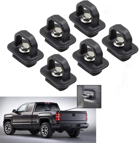 Tie Down Anchors 4Pcs Truck Bed Side Wall Anchor fit for 07-22 Chevy Silverado/GMC Sierra,15-22 Chevy Colorado/GMC Canyon DZ97903 in Kuwait