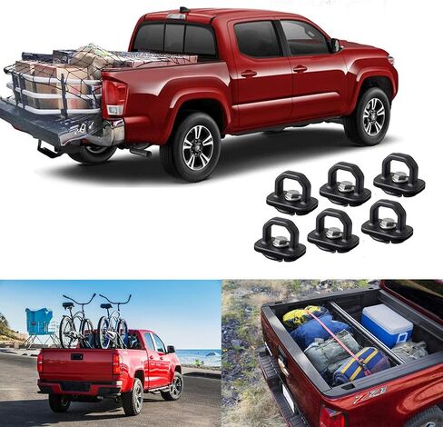 Tie Down Anchors 4Pcs Truck Bed Side Wall Anchor fit for 07-22 Chevy Silverado/GMC Sierra,15-22 Chevy Colorado/GMC Canyon DZ97903 in Kuwait
