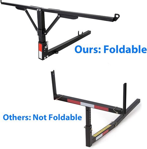 JMTAAT طوي التقاط شاحنة السرير عقبة موسع تمديد الرف الزورق قارب كاياك الخشب ث/العلم سعة 400 رطل in Kuwait