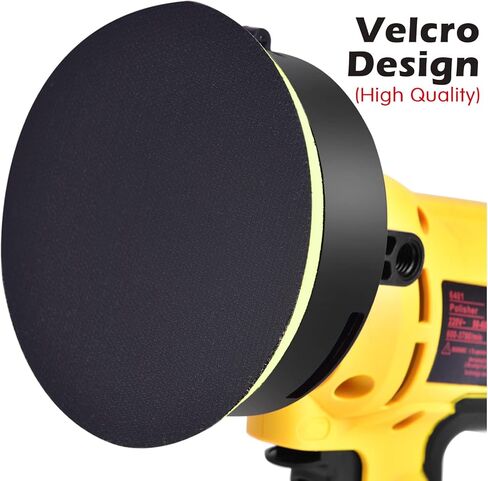 ملمع ملمع ملمع ملمع ملمع للسيارة من 12 قطعة قابلة للتغير بسرعة للسيارة، 12.7 سم، عمل عشوائي مزدوج، مقبض قابل للفصل، مجموعة تنظيف إزالة الشعر بالشمع للسيارة والقوارب والأجهزة المنزلية in Kuwait