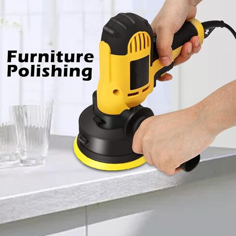 ملمع ملمع ملمع ملمع ملمع للسيارة من 12 قطعة قابلة للتغير بسرعة للسيارة، 12.7 سم، عمل عشوائي مزدوج، مقبض قابل للفصل، مجموعة تنظيف إزالة الشعر بالشمع للسيارة والقوارب والأجهزة المنزلية in Kuwait