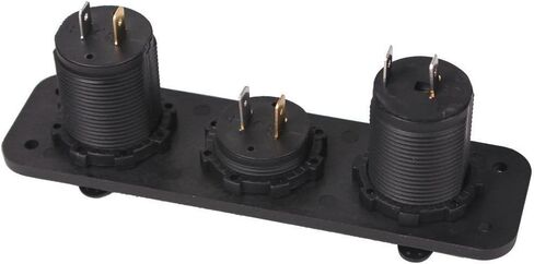 MotoCityTM 12 فولت سيارة شاحنة ولاعة سجائر مقبس لوحة شاحن مقسم مع محول قابس USB مزدوج (مع سلك) in Kuwait