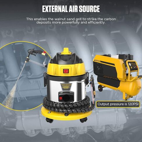 أداة تنظيف الوقود FXTUL، محرك منظف صمام سحب السيارات، منظفات نظام الوقود 110 فولت لإزالة الكربون، منظف ترسب الكربون، منظفات نظام المحرك لصمامات أنابيب عادم السحب in Kuwait