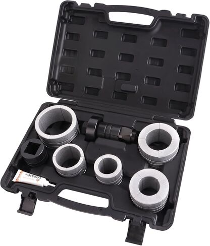 مجموعة أدوات تمديد أنبوب العادم PUWIGO من 1-5/8 إلى 4-1/4 بوصة مع مجموعة من الحلقات المطاطية، مجموعة أدوات توزيع أنابيب كاتم الصوت لأنبوب أنابيب الذيل in Kuwait