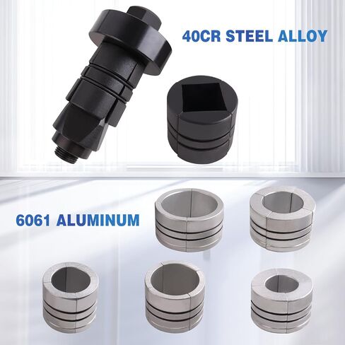 مجموعة أدوات تمديد أنبوب العادم PUWIGO من 1-5/8 إلى 4-1/4 بوصة مع مجموعة من الحلقات المطاطية، مجموعة أدوات توزيع أنابيب كاتم الصوت لأنبوب أنابيب الذيل in Kuwait