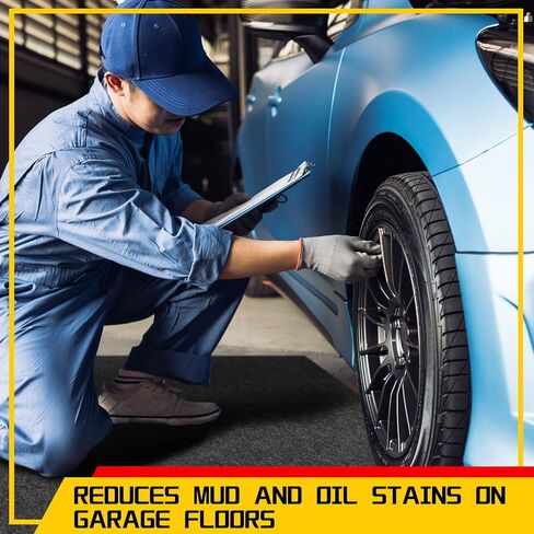 Neer 6 Pcs 30 x 36 Inch Oil Spill Mat for Under Car Oil Absorbent Pad Oil Change Mat Garage Floor Mat for Garage or Shop, Parking, Floor in Saudi Arabia