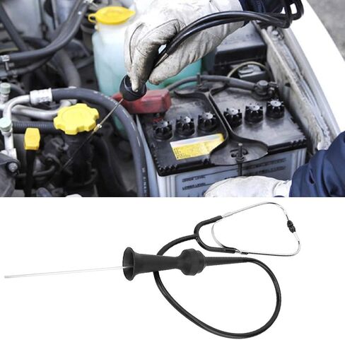 Automotive Stethoscope Engine Tester, Stainless Steel Mechanics Cylinder Stethoscope, Car Engine Diagnostic Tool Hearing Kit in Kuwait