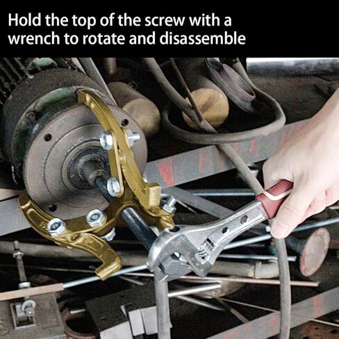 DRAONGYE 3 "4" 6 "أداة إزالة ساحبة محمل تروس الفك 3" 3" 4" 6" للتروس المنزلقة، البكرة، وعجلة الموازنة، 3 قطع مجموعة أدوات إزالة سحّاب دولاب الموازنة in Kuwait