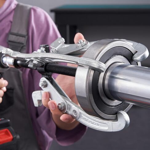 VEVOR Hydraulic Gear Puller, 15 Ton Max. Capacity Hydraulic Puller, 2 or 3 Jaws Bearing Hub Separator, 3.9"- 11.8" Hydraulic Puller Separator Tool for Pulling Hubs, Flanges, Gears, Bearings in Saudi Arabia