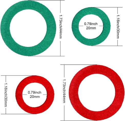 12 Pieces Battery Terminal Anti Corrosion Washers Fiber Battery Terminal Protector(Green, Red) in Kuwait